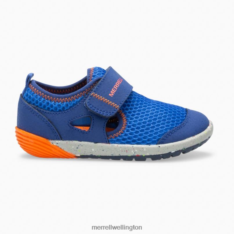 Bare Steps H2O Sneaker (ML260875) Merrell Kids 8VV6P1396 Shoes Blue/Orange