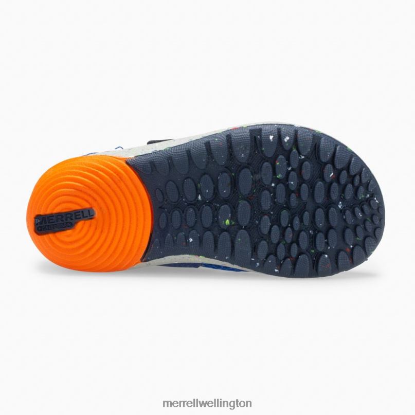 Bare Steps H2O Sneaker (ML260875) Merrell Kids 8VV6P1396 Shoes Blue/Orange