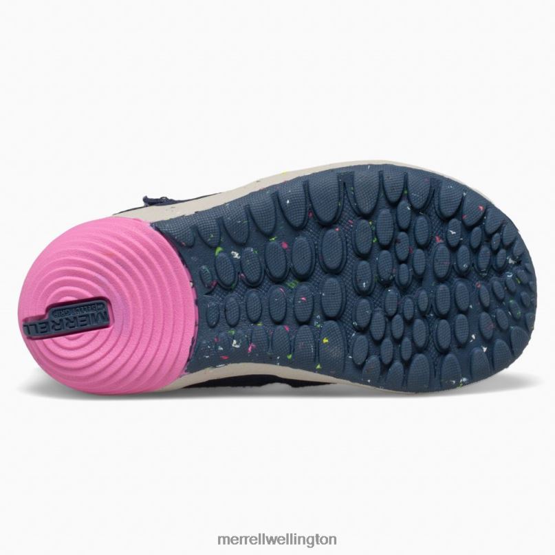 Bare Steps Ridge Jr Hiker (ML166271) Merrell Kids 8VV6P1458 Shoes Navy/Pink