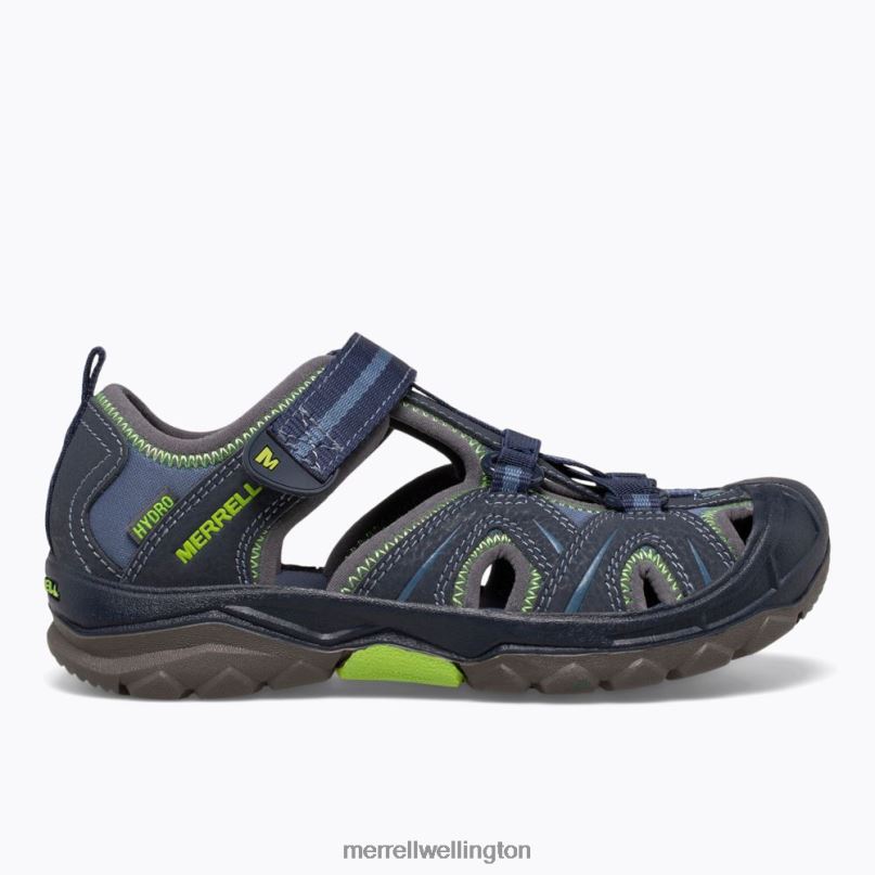 Hydro Sandal (MC53375) Merrell Kids 8VV6P1408 Shoes Navy / Green
