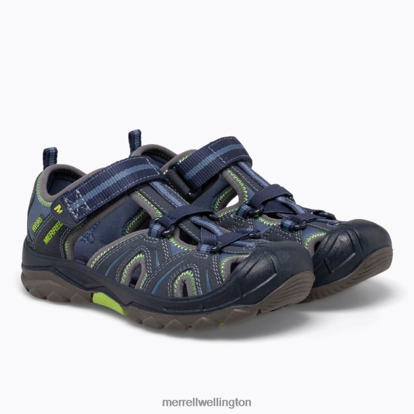 Hydro Sandal (MC53375) Merrell Kids 8VV6P1408 Shoes Navy / Green