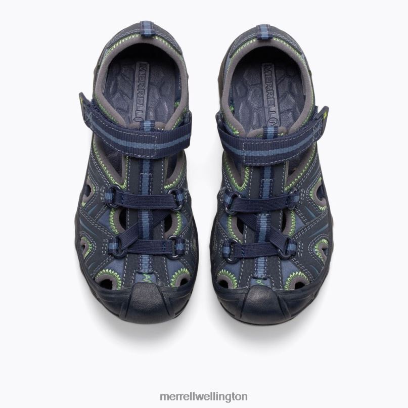 Hydro Sandal (MC53375) Merrell Kids 8VV6P1408 Shoes Navy / Green