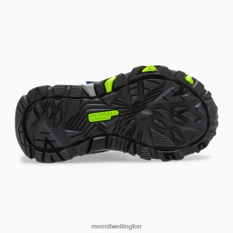 Trail Quest Jr. (ML262791) Merrell Kids 8VV6P1347 Shoes Blue/Green