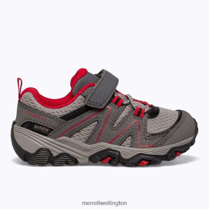 Trail Quest Jr. (ML263182) Merrell Kids 8VV6P1348 Shoes Grey/Red/Black