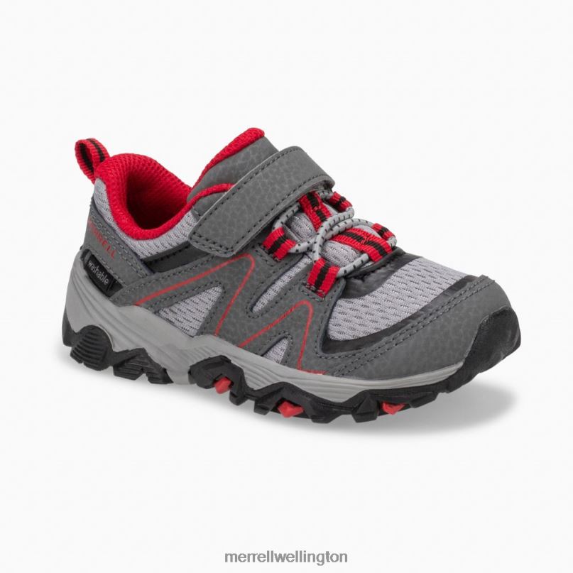 Trail Quest Jr. (ML263182) Merrell Kids 8VV6P1348 Shoes Grey/Red/Black