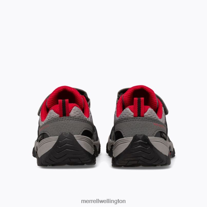 Trail Quest Jr. (ML263182) Merrell Kids 8VV6P1348 Shoes Grey/Red/Black