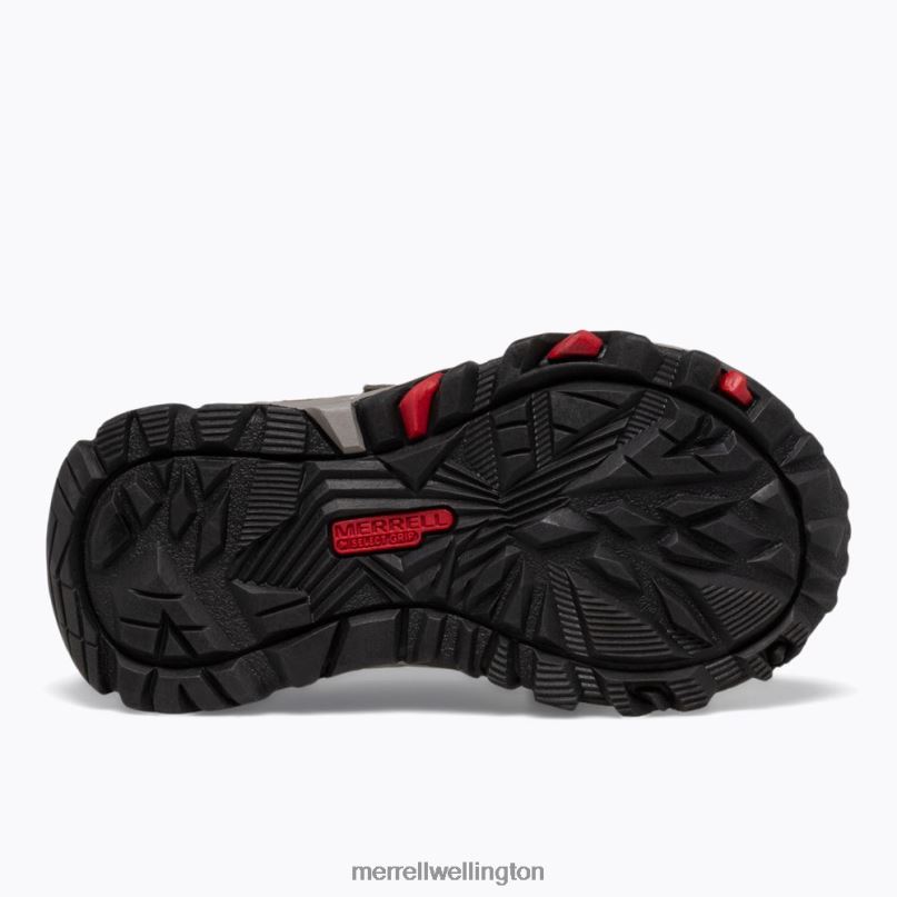 Trail Quest Jr. (ML263182) Merrell Kids 8VV6P1348 Shoes Grey/Red/Black