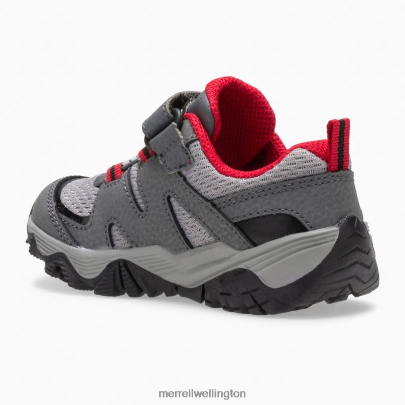 Trail Quest Jr. (ML263182) Merrell Kids 8VV6P1348 Shoes Grey/Red/Black