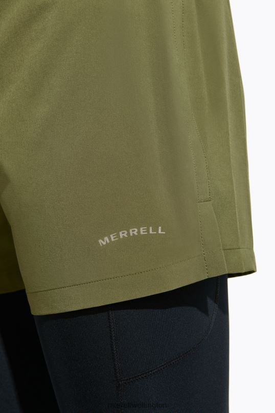 Trail Running Short (JMF26581-326) Merrell Men 8VV6P406 Clothes Dusty Olive