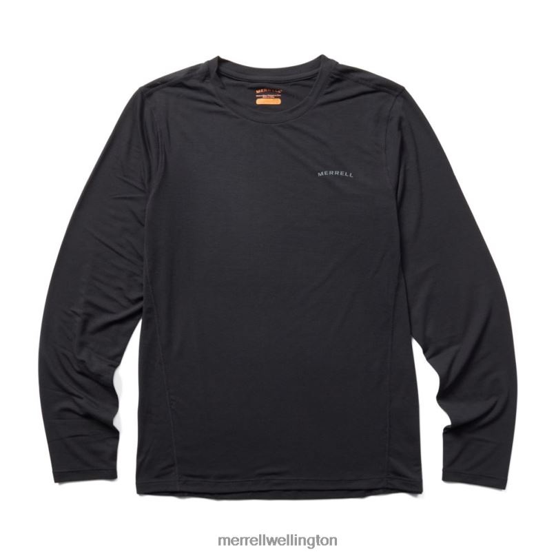 Everyday Long Sleeve Tee with Tencel (JMF26597-010) Merrell Men 8VV6P336 Clothes Black
