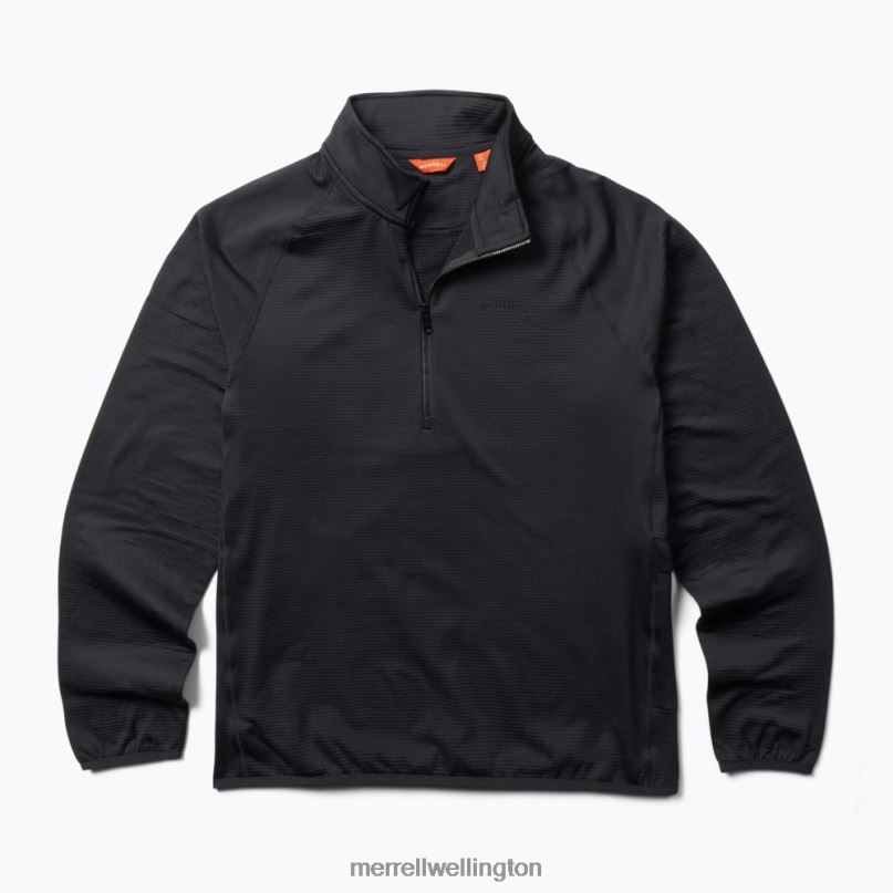 Geotex 1/4 Zip (JMS26326-010) Merrell Men 8VV6P414 Clothes Black