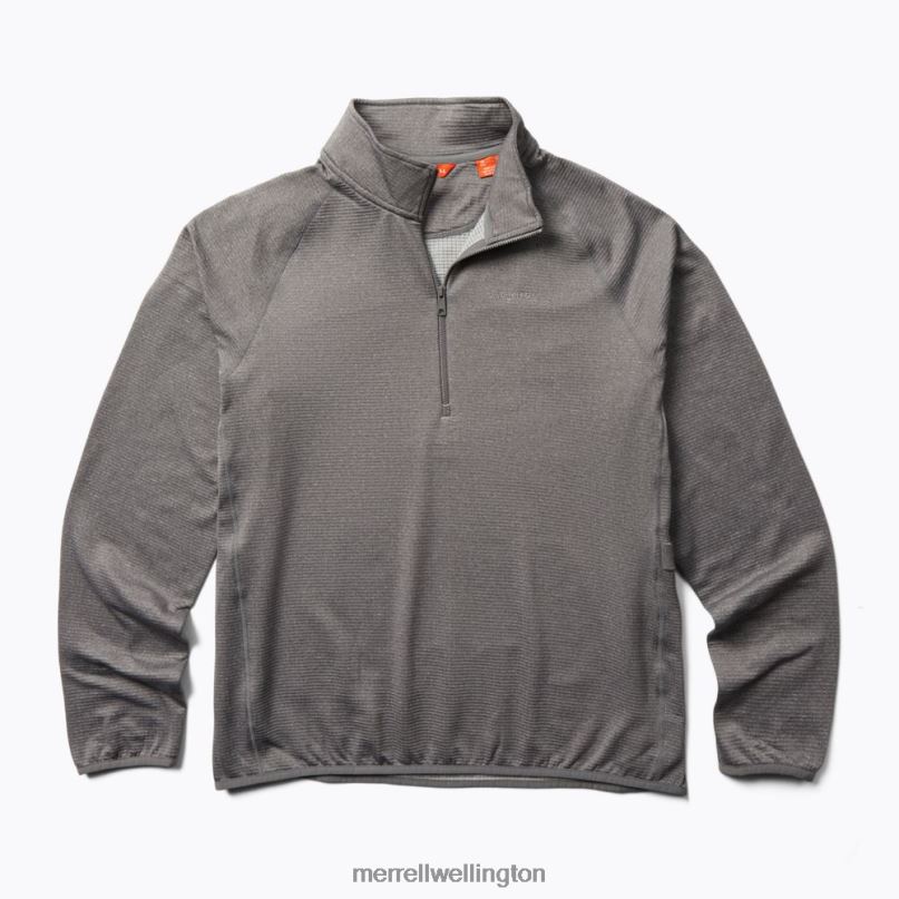 Geotex 1/4 Zip (JMS26326-059) Merrell Men 8VV6P416 Clothes Rock Heather
