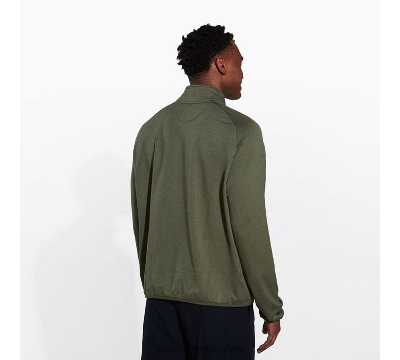 Geotex 1/4 Zip (JMS26326-327) Merrell Men 8VV6P415 Clothes Dusty Olive Heather