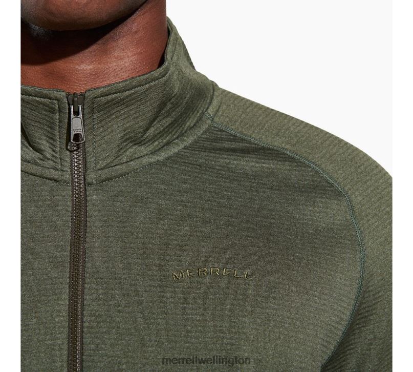 Geotex 1/4 Zip (JMS26326-327) Merrell Men 8VV6P415 Clothes Dusty Olive Heather