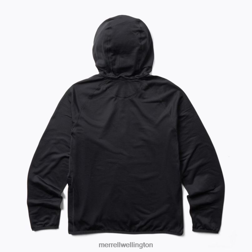 Geotex Full Zip Hoodie (JMS26325-010) Merrell Men 8VV6P552 Clothes Black