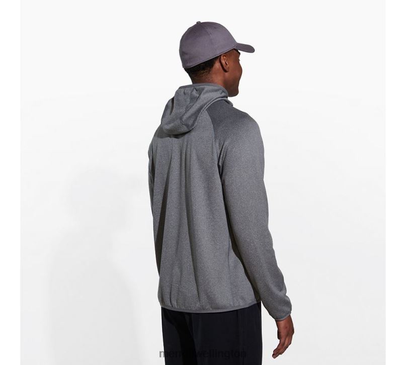 Geotex Full Zip Hoodie (JMS26325-059) Merrell Men 8VV6P550 Clothes Rock Heather