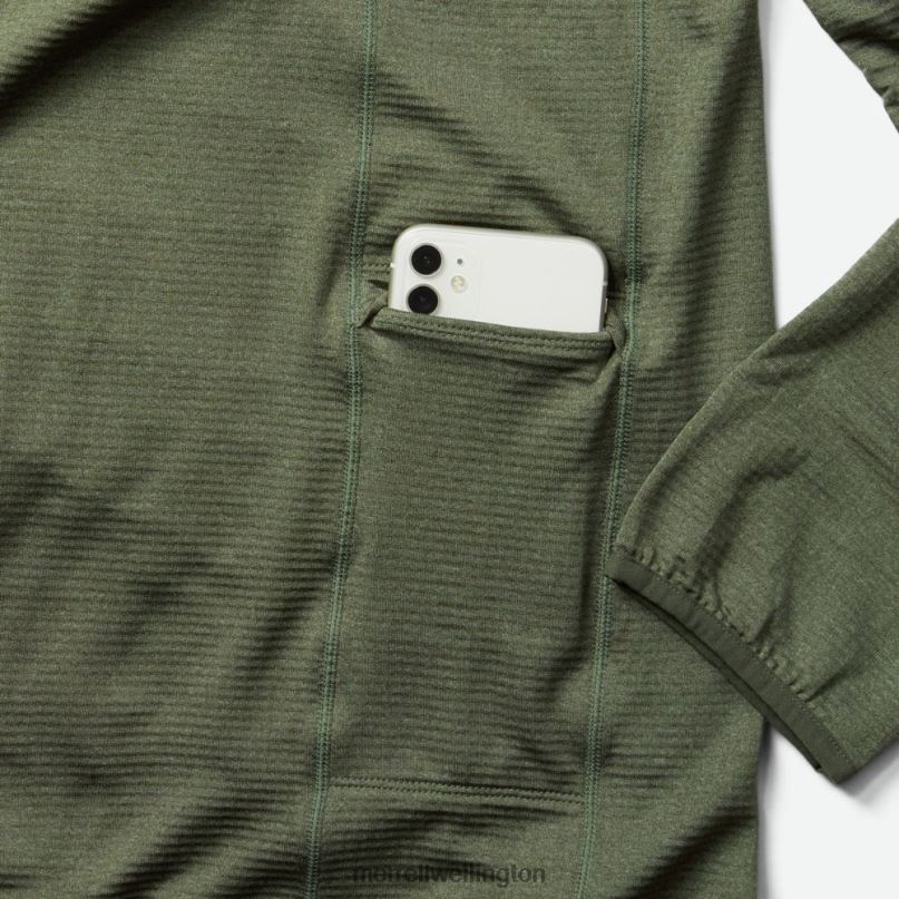 Geotex Full Zip Hoodie (JMS26325-327) Merrell Men 8VV6P551 Clothes Dusty Olive Heather
