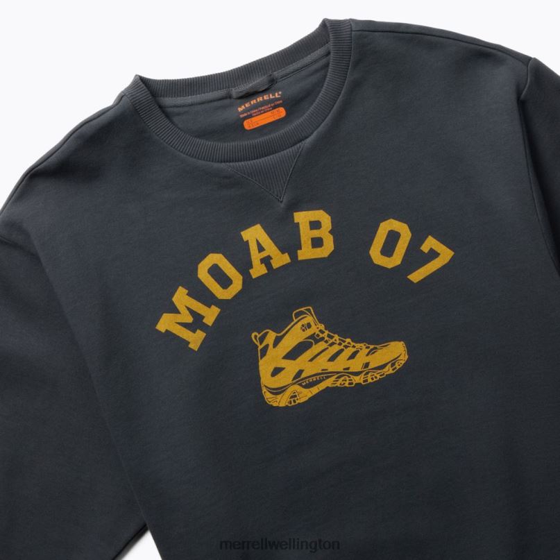 Moab 07 Crew Neck Fleece (JMF26621-425) Merrell Men 8VV6P323 Clothes India Ink