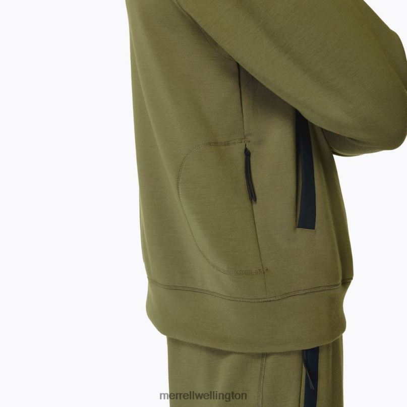 Momentum Hoody (JMS26762-326) Merrell Men 8VV6P159 Clothes Dusty Olive