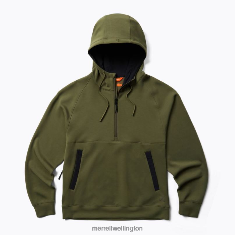 Momentum Hoody (JMS26762-326) Merrell Men 8VV6P159 Clothes Dusty Olive