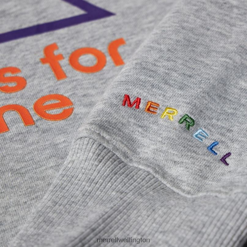 Outdoors Is For Everyone Crewneck Sweatshirt (JMS26875-050) Merrell Men 8VV6P748 Clothes Heather Gray