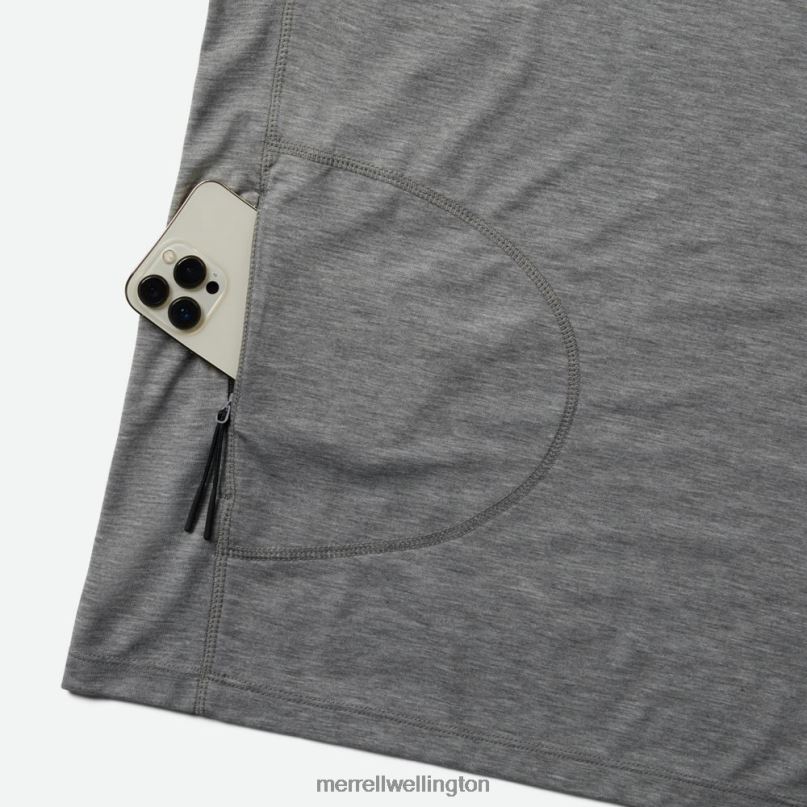 Perfect Long Sleeve Tee with Tencel (JMS26862-050) Merrell Men 8VV6P335 Clothes Grey Heather