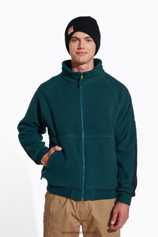 Sherpa Full Zip (JMF26572-325) Merrell Men 8VV6P568 Clothes Sea Moss