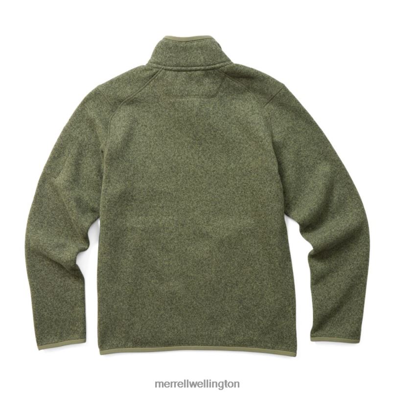 Sweater Weather Full Zip (JMF26296-327) Merrell Men 8VV6P429 Clothes Dusty Olive Heather
