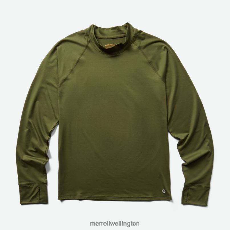 Trail Running Midlayer (JMF26578-326) Merrell Men 8VV6P737 Clothes Dusty Olive