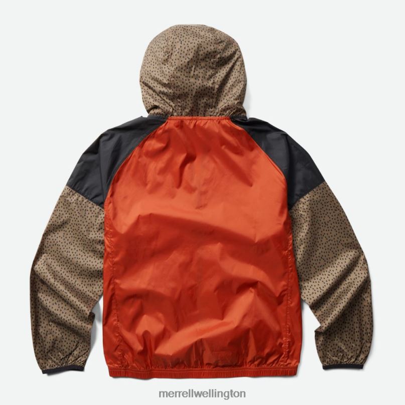 Alder Packable Wind Shell (JMS26322-933) Merrell Men 8VV6P775 Clothes Clay/Sepia Tint