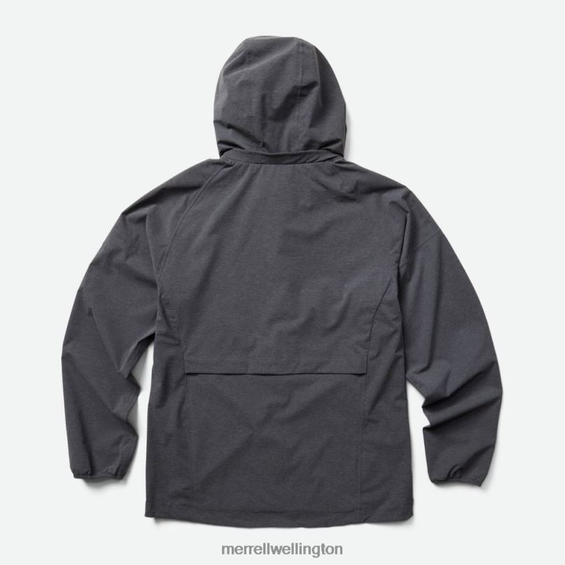 Alpine Packable Rain Shell (JMS26321-003) Merrell Men 8VV6P702 Clothes Black Heather