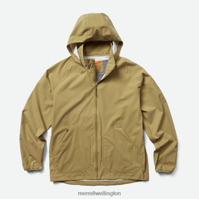 Alpine Packable Rain Shell (JMS26321-169) Merrell Men 8VV6P703 Clothes Elmwood Heather