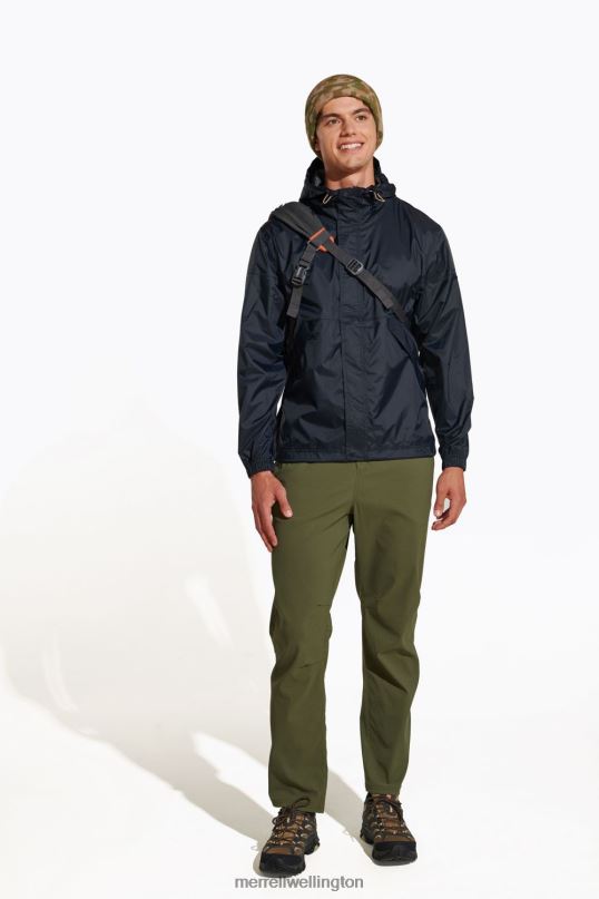 Fallon Rain Shell (JMS26320-010) Merrell Men 8VV6P472 Clothes Black