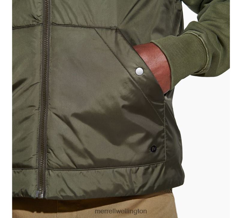 Geotex Insulated Vest (JMS26416-326) Merrell Men 8VV6P590 Clothes Dusty Olive
