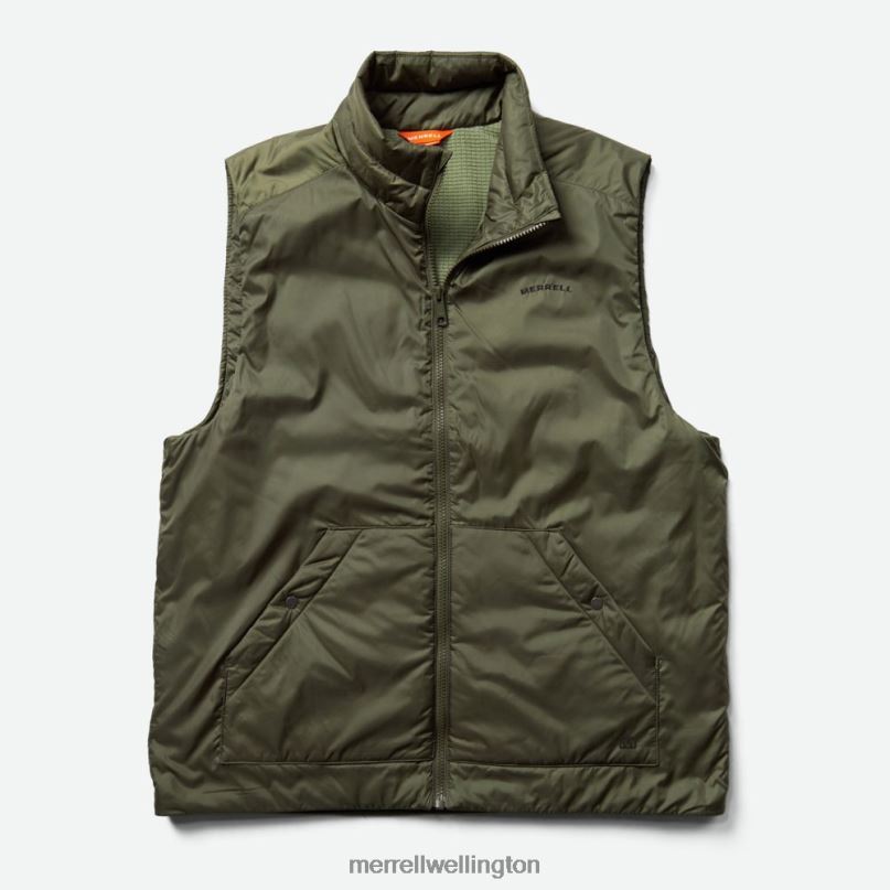 Geotex Insulated Vest (JMS26416-326) Merrell Men 8VV6P590 Clothes Dusty Olive