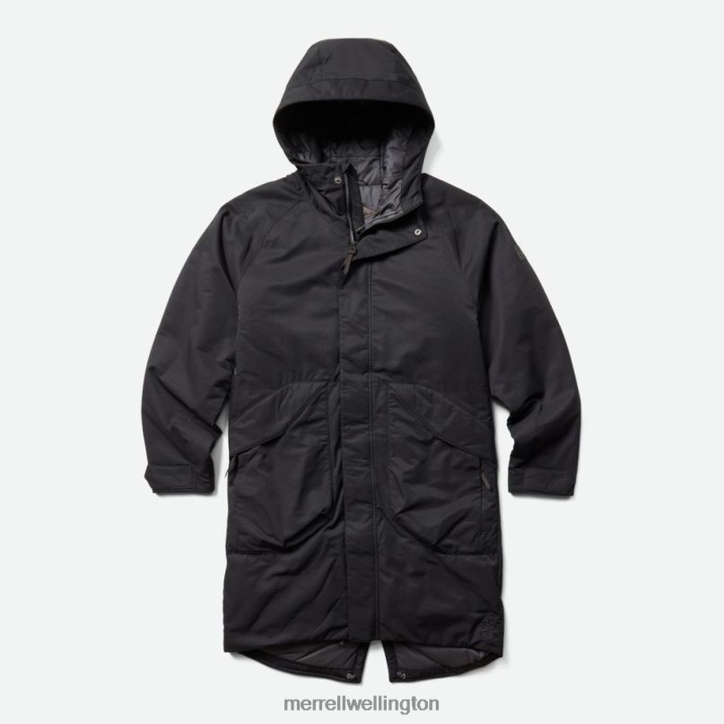 Kaidou Medium Weight Insulated Parka (JWF26500-010) Merrell Men 8VV6P1247 Clothes Black