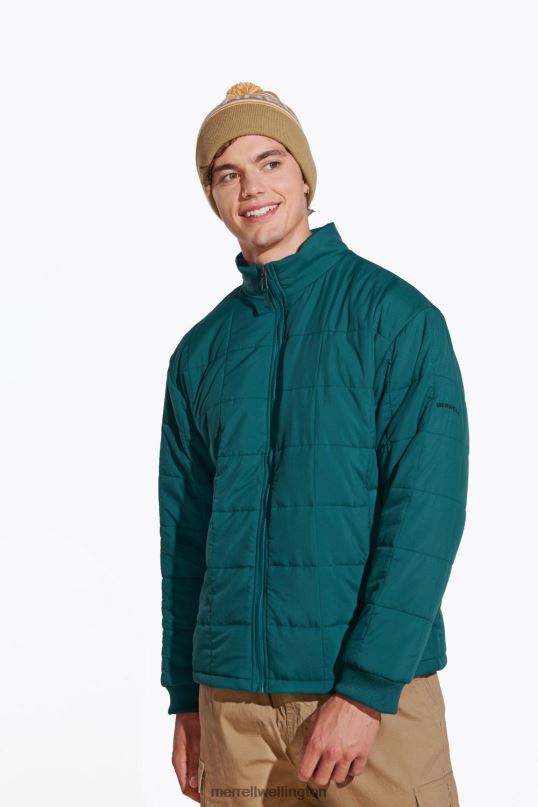 Terrain Insulated Jacket (JMF26569-325) Merrell Men 8VV6P695 Clothes Sea Moss