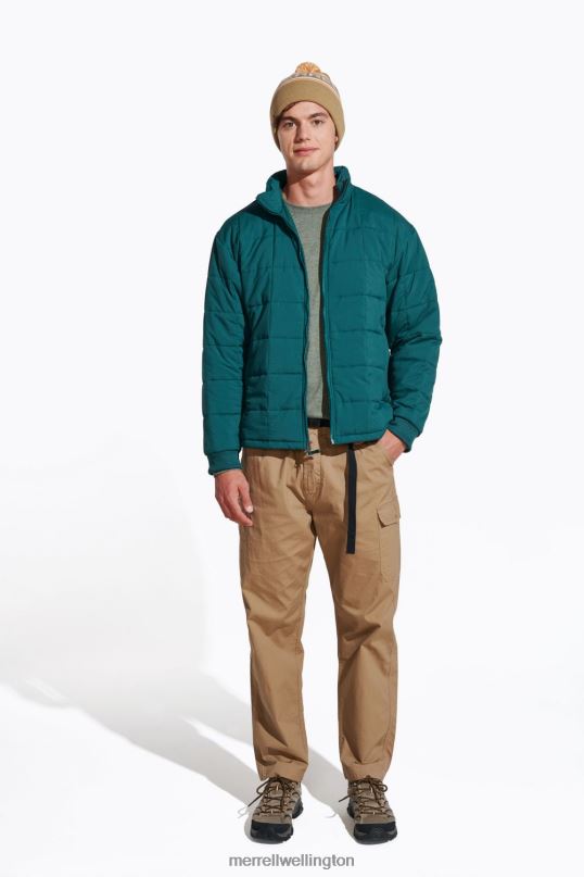 Terrain Insulated Jacket (JMF26569-325) Merrell Men 8VV6P695 Clothes Sea Moss
