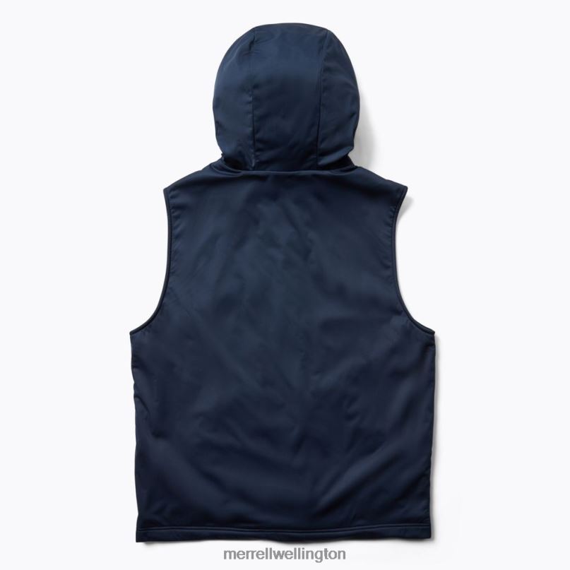 Whisper Hooded Vest (JMS26863-353) Merrell Men 8VV6P597 Clothes Navy