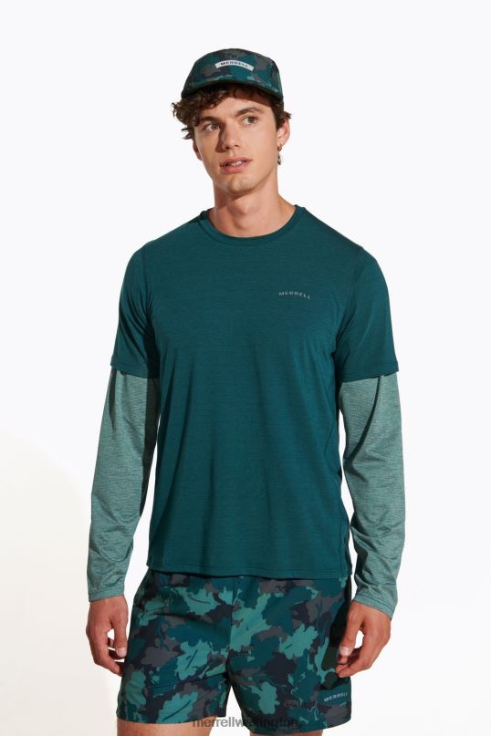 Everyday Tee with Tencel (JMS26443-325) Merrell Men 8VV6P149 Clothes Sea Moss
