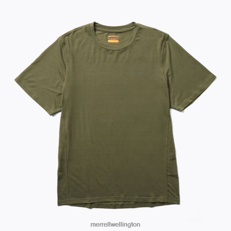 Everyday Tee with Tencel (JMS26443-326) Merrell Men 8VV6P150 Clothes Dusty Olive