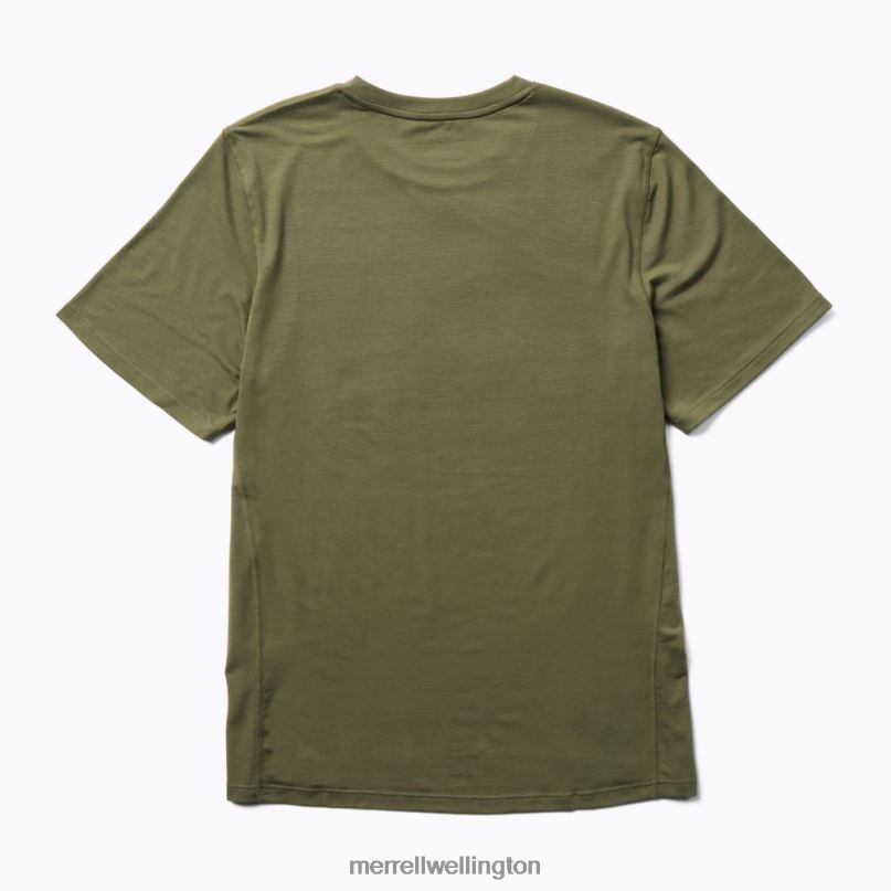 Everyday Tee with Tencel (JMS26443-326) Merrell Men 8VV6P150 Clothes Dusty Olive