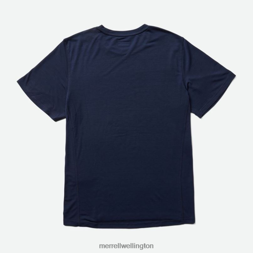 Everyday Tee with Tencel (JMS26443-353) Merrell Men 8VV6P155 Clothes Navy