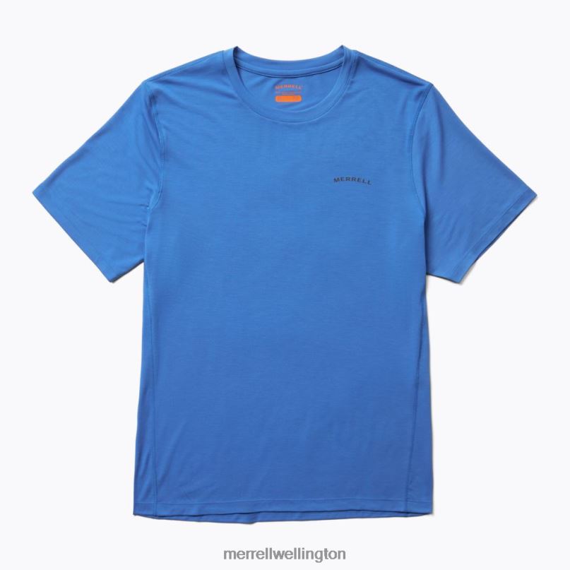 Everyday Tee with Tencel (JMS26443-439) Merrell Men 8VV6P148 Clothes Victoria Blue