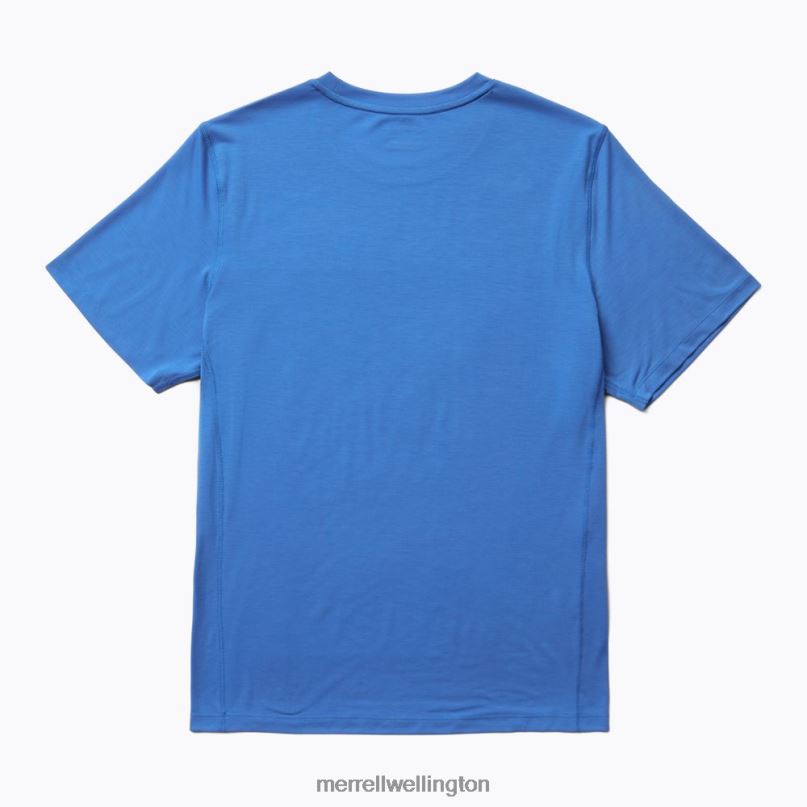 Everyday Tee with Tencel (JMS26443-439) Merrell Men 8VV6P148 Clothes Victoria Blue