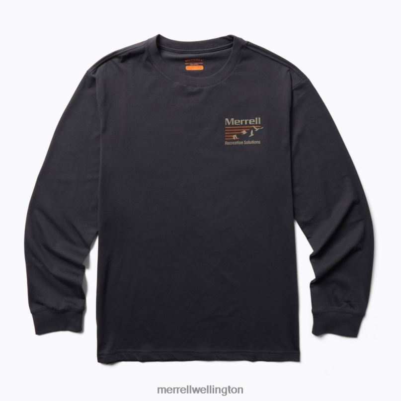 Great Outdoors Long Sleeve Tee (JMF26624-425) Merrell Men 8VV6P794 Clothes India Ink