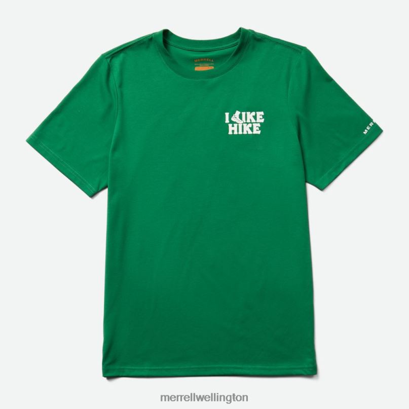 Like Hike Tee (JMS26334-320) Merrell Men 8VV6P691 Clothes Abundant Green