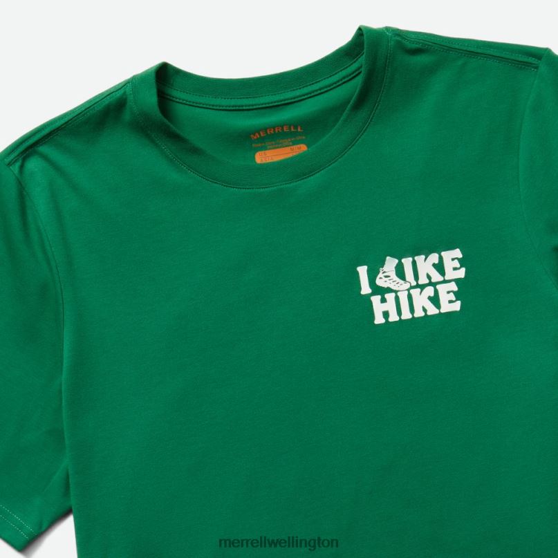 Like Hike Tee (JMS26334-320) Merrell Men 8VV6P691 Clothes Abundant Green