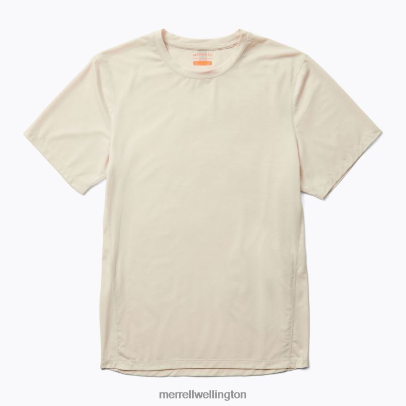 Perfect Tee with Tencel (JMS26861-114) Merrell Men 8VV6P176 Clothes Moonbeam - Click Image to Close