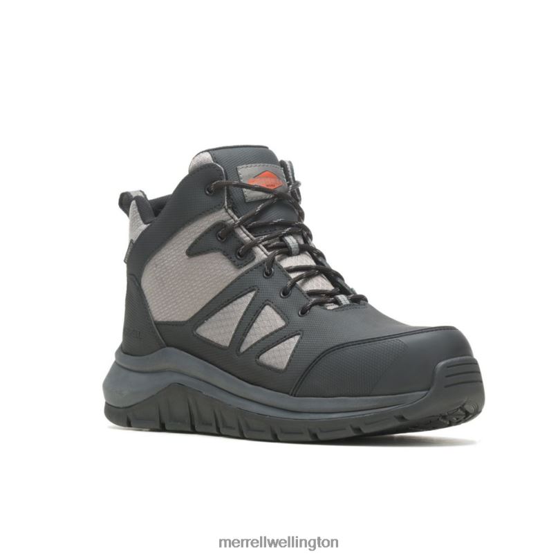 Fullbench Speed Mid Waterproof CF (J005025) Merrell Men 8VV6P689 Shoes Black/Charcoal